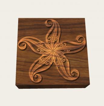 Mandalastempel aus Hartholz